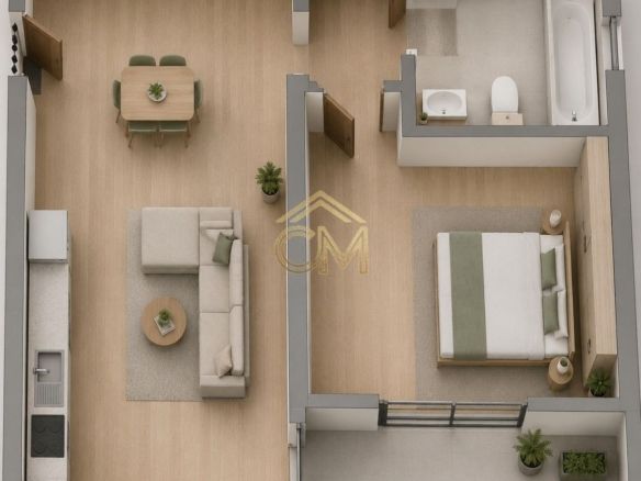 Aparatment 2 Camere-50MP-Etaj 1-Balcon-Selimbar - Imagine principala