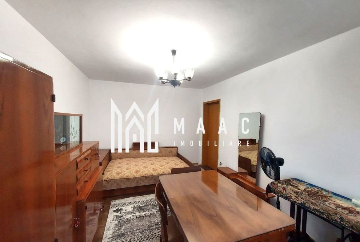 Apartament 3 camere Sibiu decomandat | Central | etaj 1, balcon