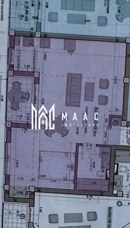 Apartament 2 camere decomandat | DaVinci, Cristian | 46 mp, etaj 1