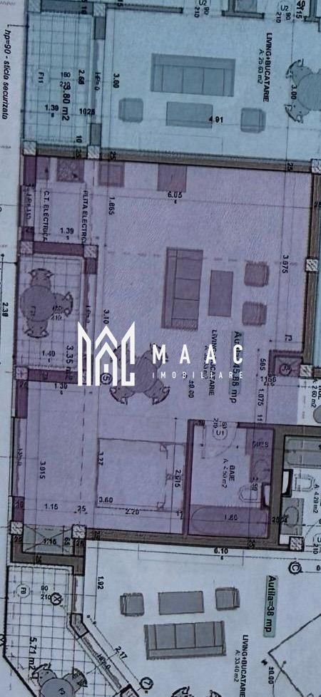 Apartament 2 camere decomandat | DaVinci, Cristian | 46 mp, etaj 1