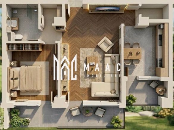 Apartament | 2 camere | 66,45 MPU  | 2 Balcoane | Veterani - Imagine principala