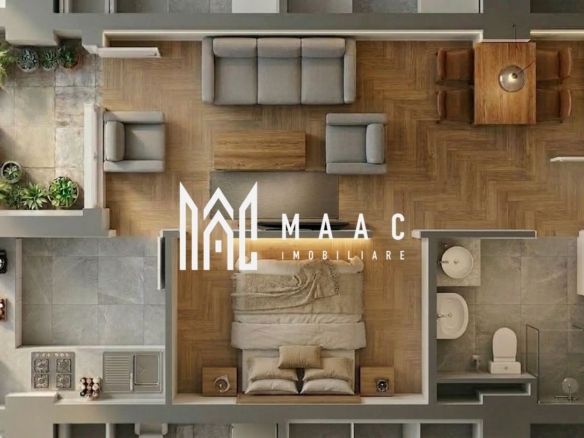 Apartament | 1 cameră |  50,95 MPU  | Balcon |  Veterani