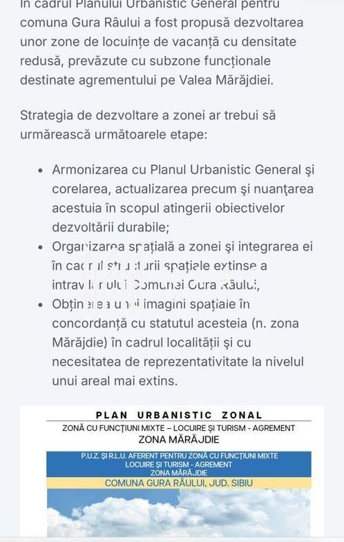 Teren cu potențial turistic I 1200 MP I Gura Râului – Mărăjdiei