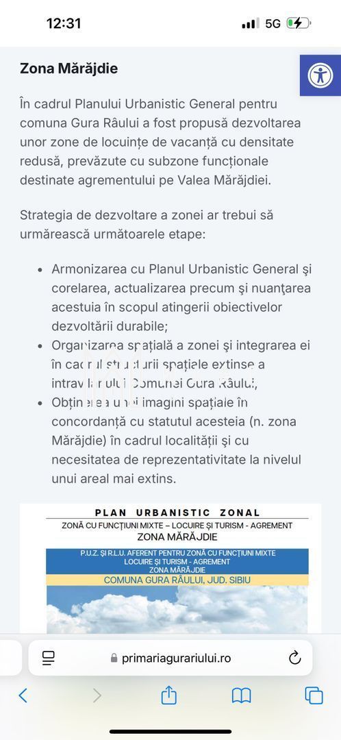 Teren cu potențial turistic I 1200 MP I Gura Râului – Mărăjdiei