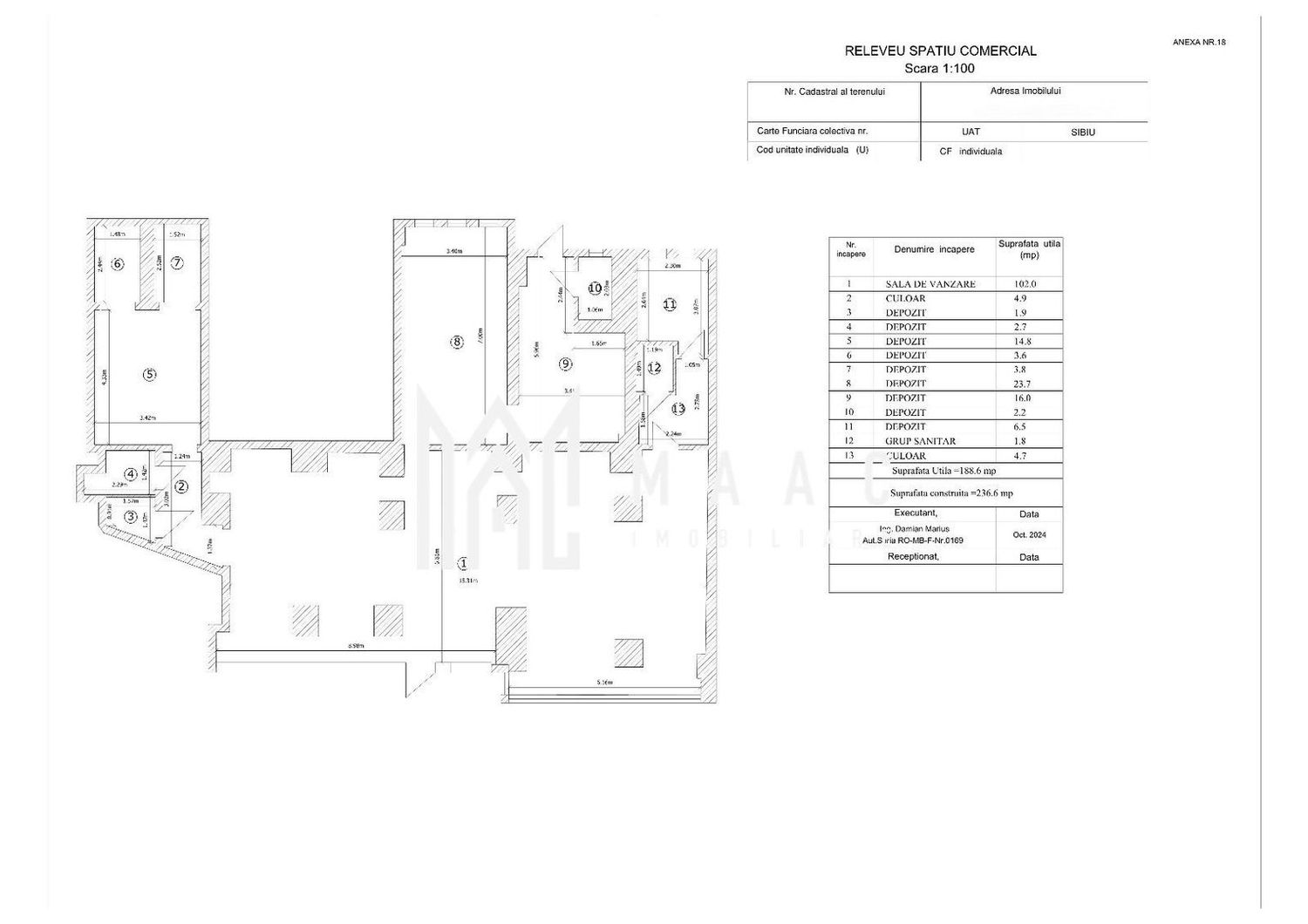 anBn-16853 Spatiu comercial/birouri I VAD I Expunere I Mihai Viteazu