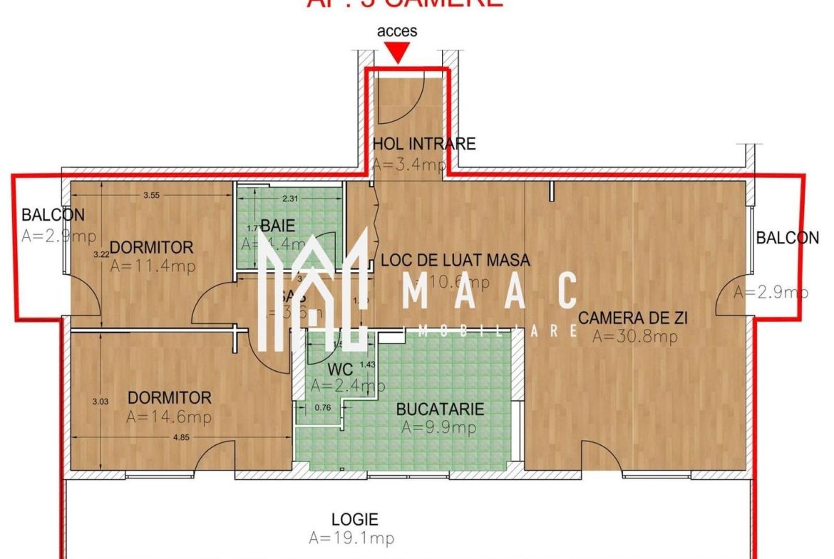 Apartament modern I La cheie I 3 camere I Lift I Hipodrom