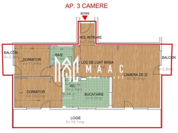 Apartament modern I La cheie I 3 camere I Lift I Hipodrom - Imagine principala