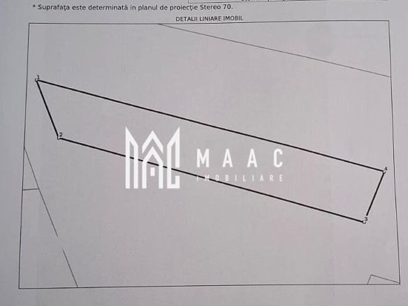 Teren 3000 mp  | Intravilan | Zona Turnisor-Magnolia