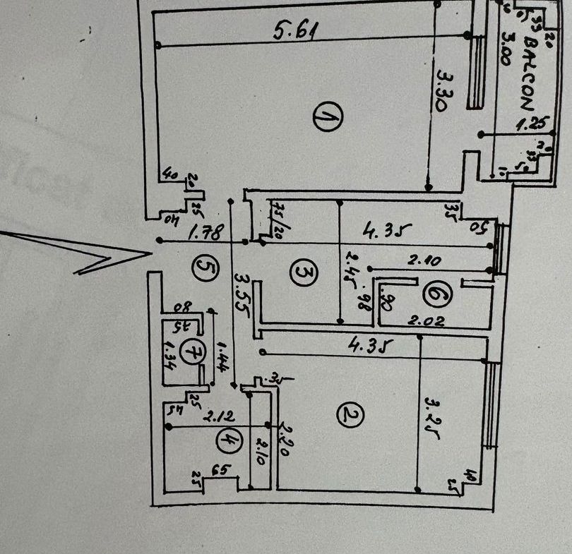 De vanzare apartament  cu 2 camere, renovat, etaj 4 , Mazepa 1, 85.000 euro