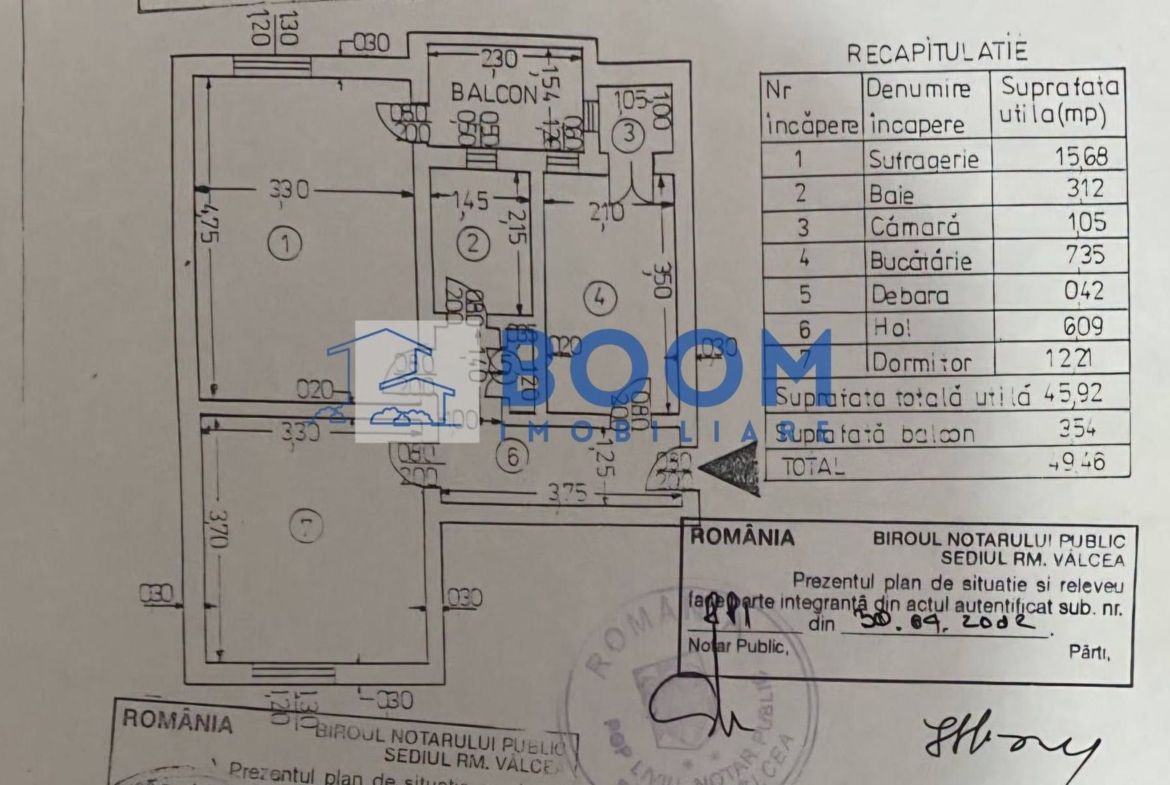 Apartament 2 camere Zona Nord | Etaj 1 | Complet mobilat si utilat