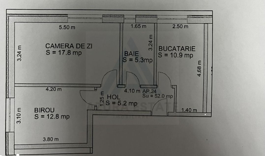 Apartament modern cu 2 camere si parcare privata in D-na Stanca