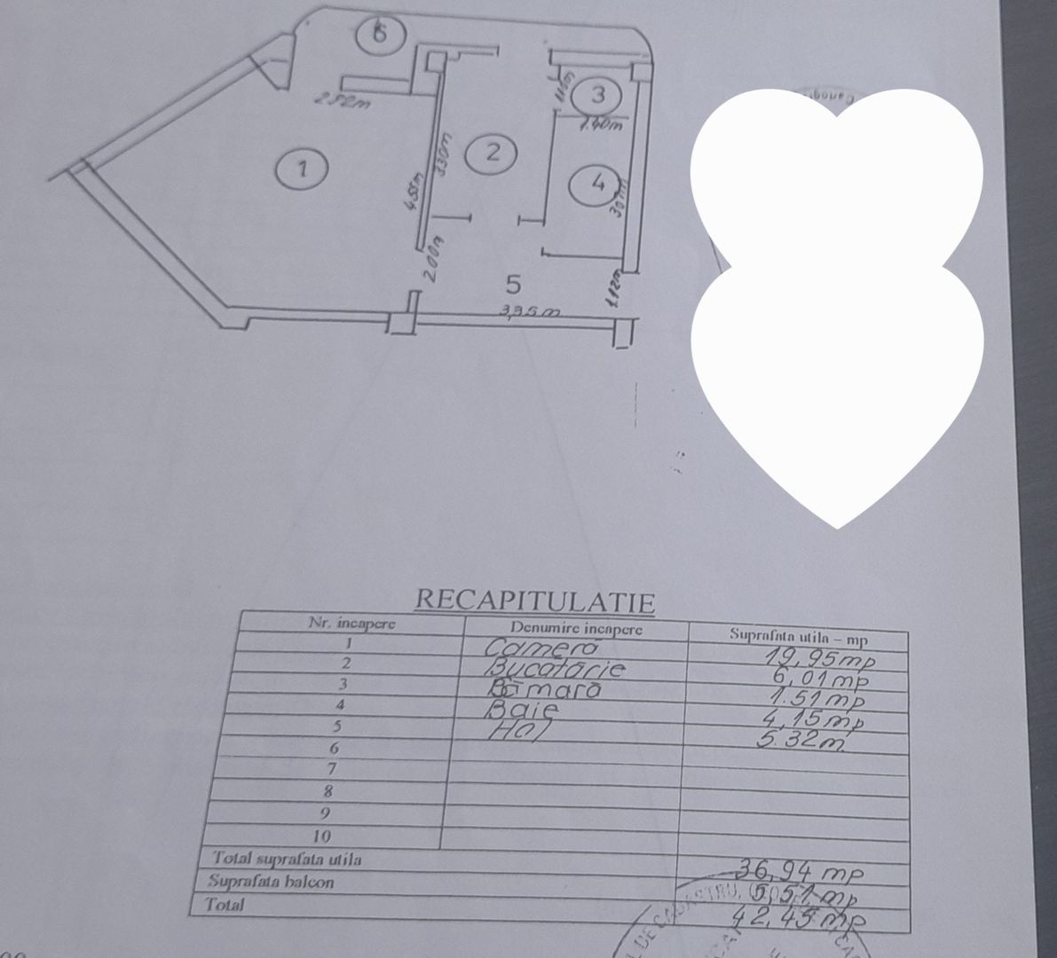 De vanzare apartament cu o cameră  str. Brăilei, et. 7, 58.000 euro