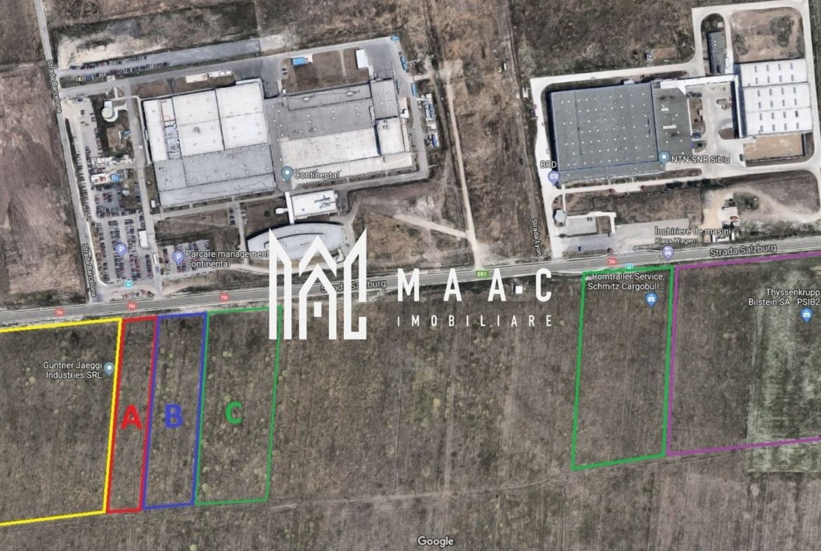 Teren intravilan 14.056 mp | Exterior Vest Sibiu | front 67 m