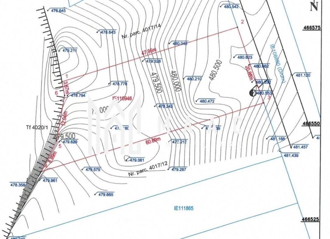 Teren intravilan 1100 mp | Valea Avrigului, Avrig | 21 m deschidere