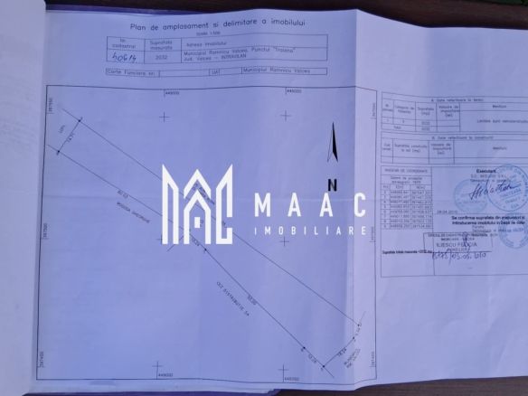 Teren intravilan 2032 mp | Troianu, Râmnicu Vâlcea | 14,71 ml