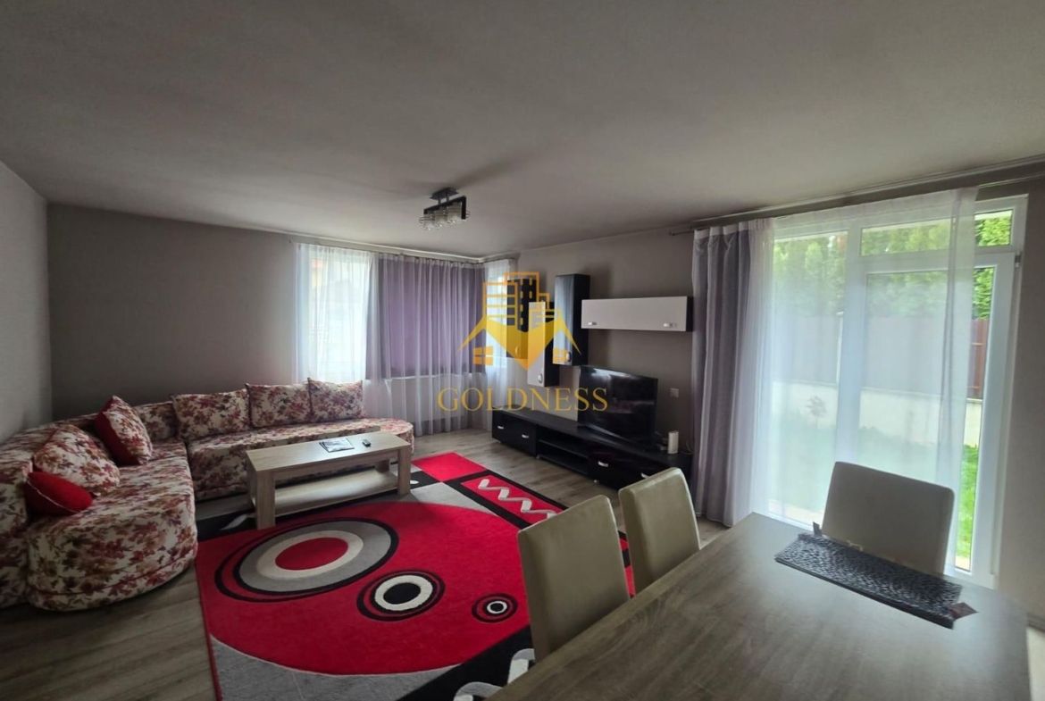 Duplex, 4 camere, modern, curte, terasă, 200mp teren, Florești