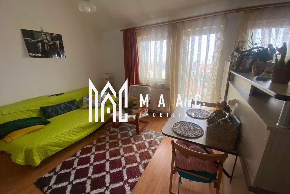 Apartament 3 camere | Cedonia, Sibiu | 50 mp, mansardă, mobilat