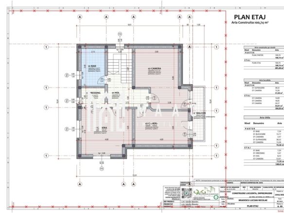 Casă individuală 4 camere | 148 mp utili | Teren 444 mp | Cristian