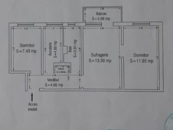 PREȚ REDUS – Apartament 3 Camere + Parcare + GAZE – Etaj 1 | Constanta