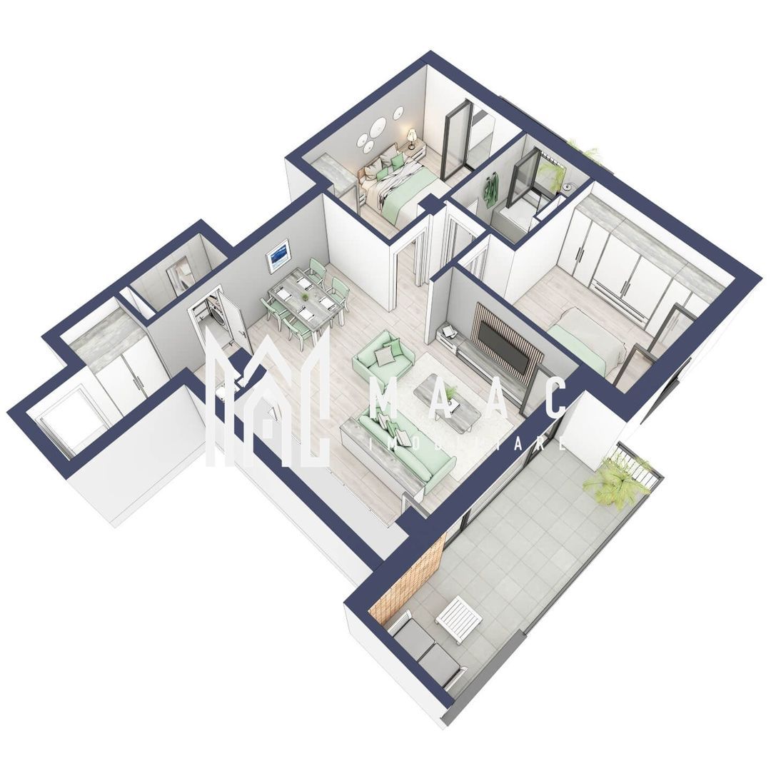 Apartament 3 camere | Balcoane 16.2 mp | Etaj 1 | Turnisor Apartament 3 camere | Balcoane 16.2 mp | Etaj 1 | Turnisor