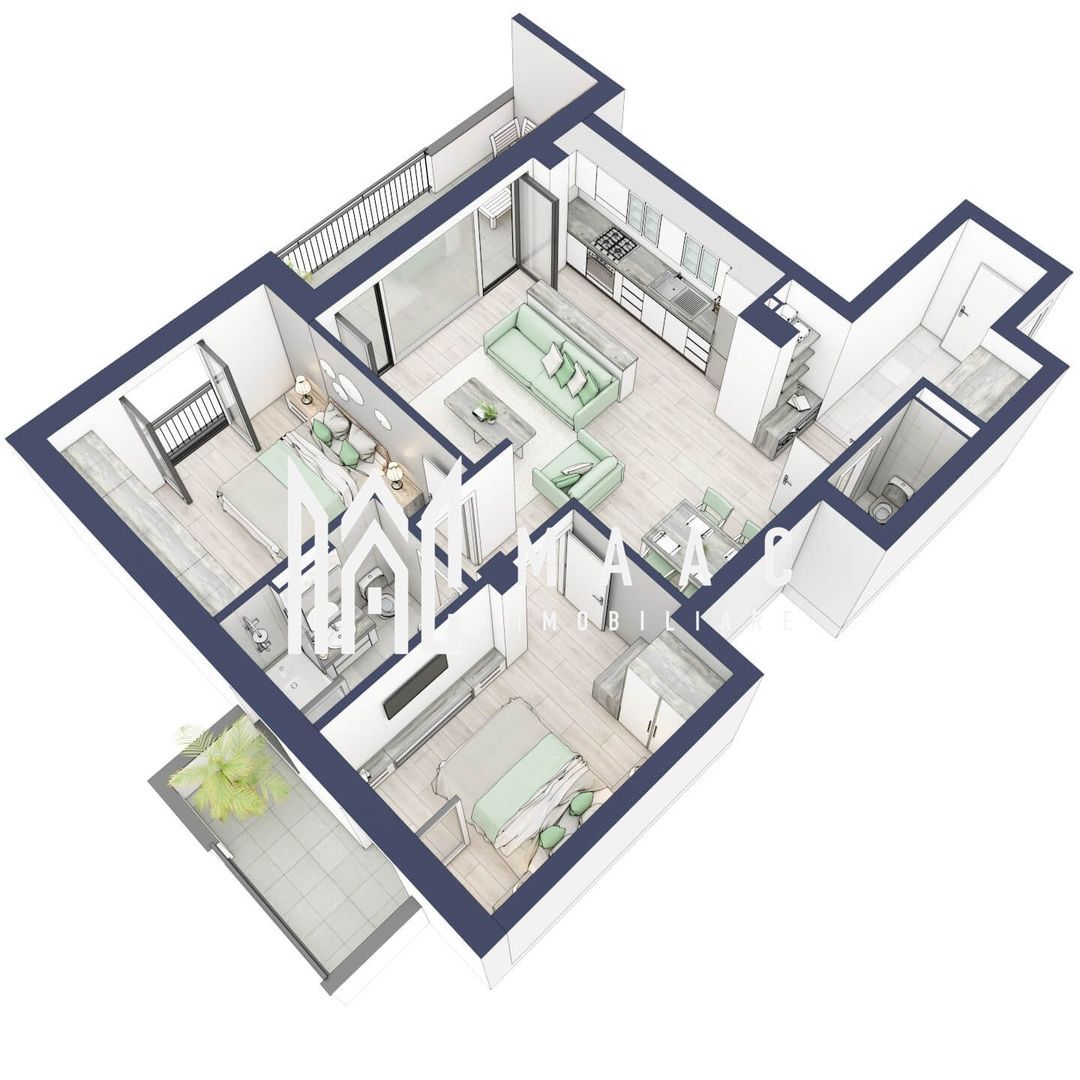 Apartament 3 camere | Balcoane 16.2 mp | Etaj 1 | Turnisor Apartament 3 camere | Balcoane 16.2 mp | Etaj 1 | Turnisor