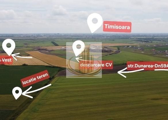 Teren Extravilan Sacalaz | Doar 9,5 €/mp | Zonă in Dezvoltare - Imagine principala