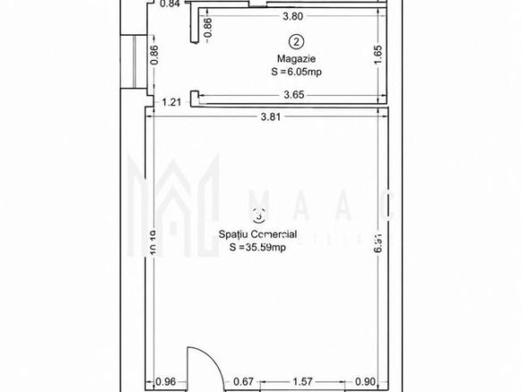 Spatiu Comercial I 58mpu I Vitrina I Vad Pietonal I Central - Imagine principala