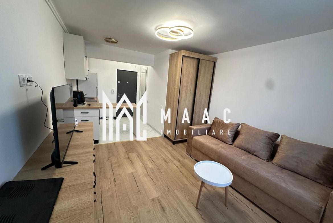 Garsonieră de închiriat Sibiu | Lazaret | 23 mp, mobilată, parter - foto 2
