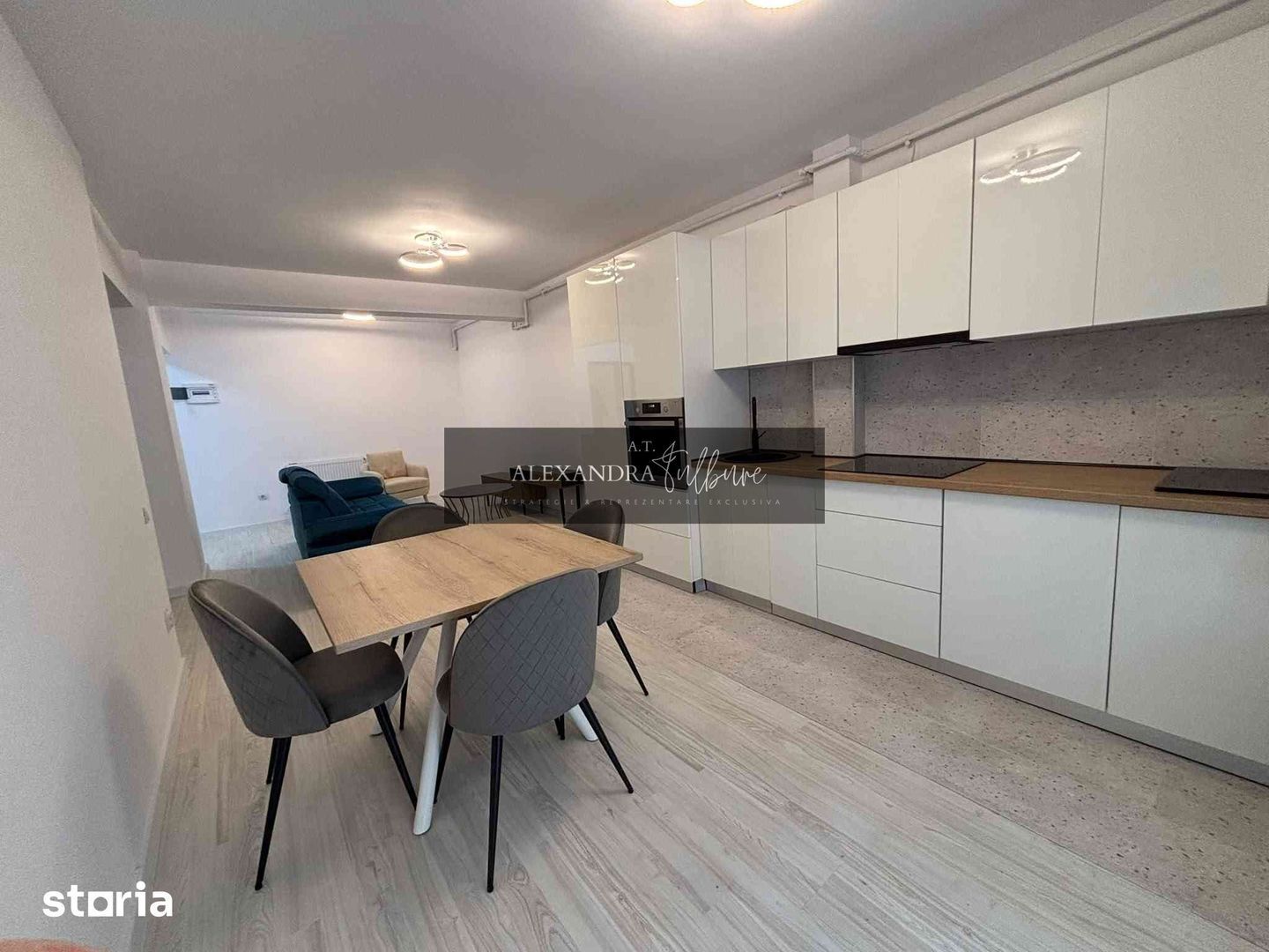 Apartament 2 camere, dressing, balcon, Terra - foto 4