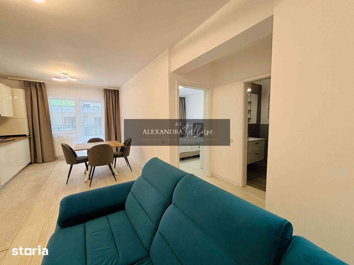 Apartament 2 camere, dressing, balcon, Terra - foto 8