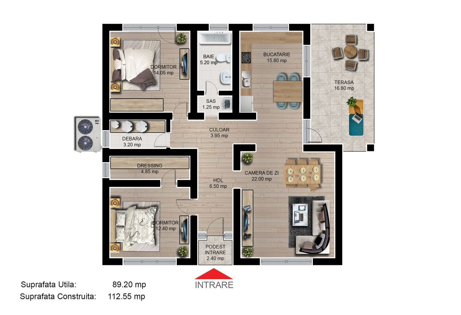 Casa individuala 3 camere finalizata/intabulata Cartier Izvor Tarlungeni Brasov - foto 7