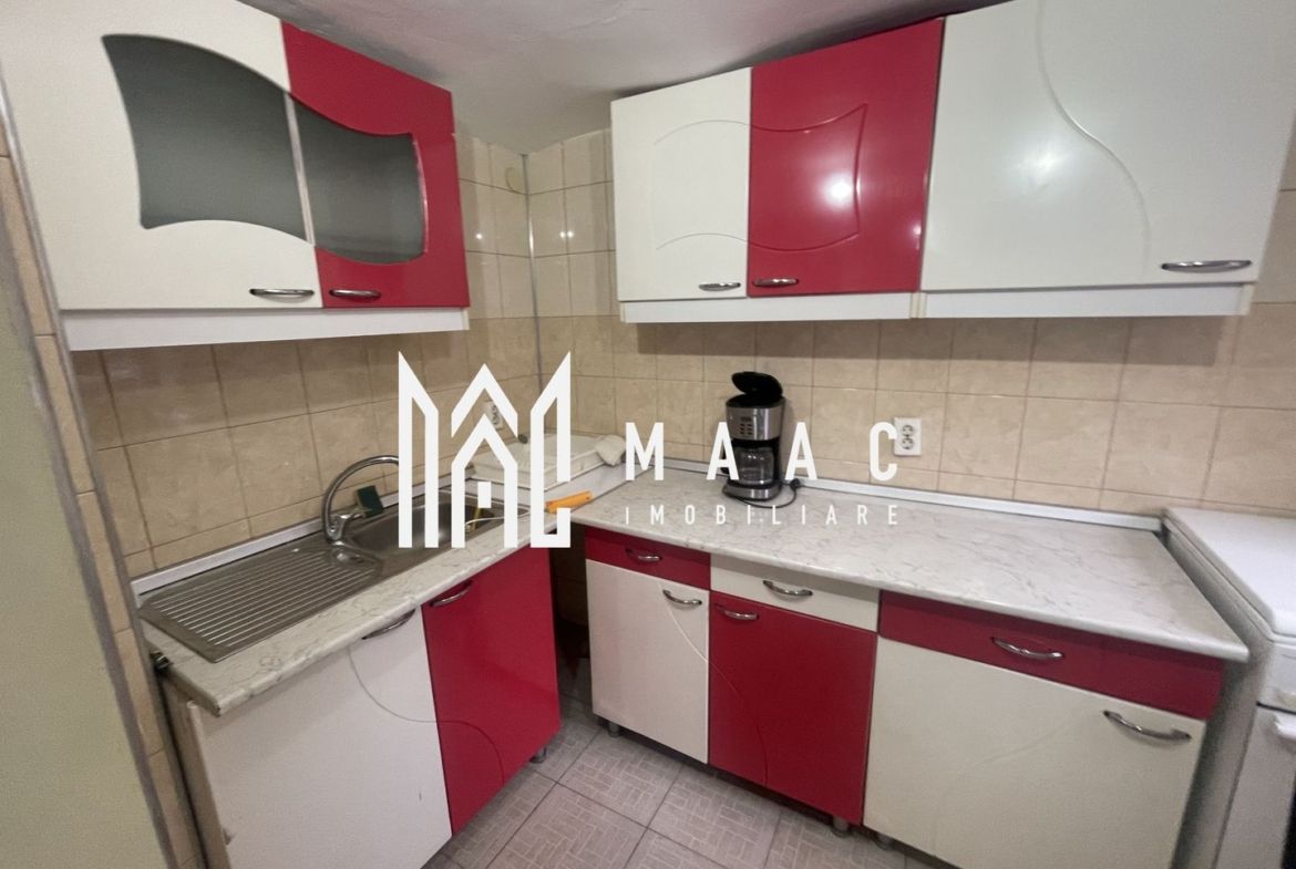 Garsonieră de închiriat | Central Sibiu | 45 mp, mobilată - foto 4