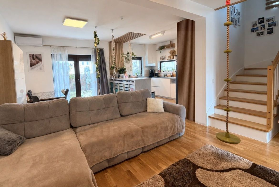 Casa individuala 117 mp utili 245 mp teren 3 dormitoare 2 bai Cristian - foto 2