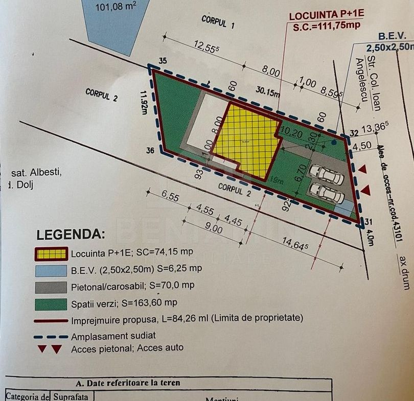 Teren Intravilan cu Autoriztie de Constructie Valabila-Albesti - foto 5