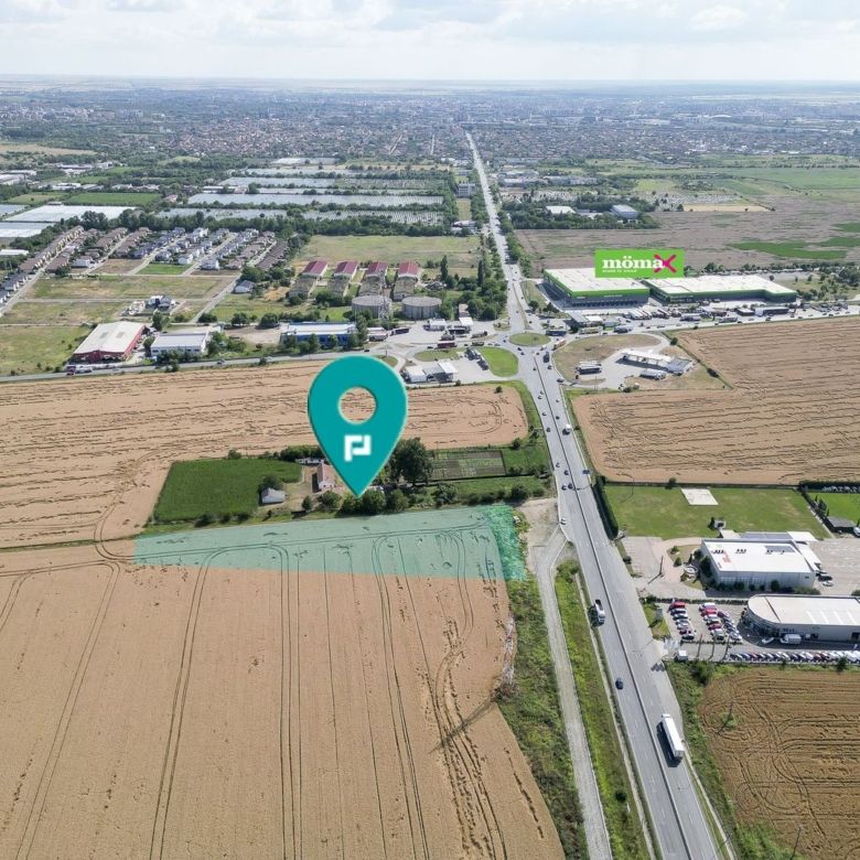 Teren 7653mp cu PUZ aprobat DN Arad Oradea - Imagine principala