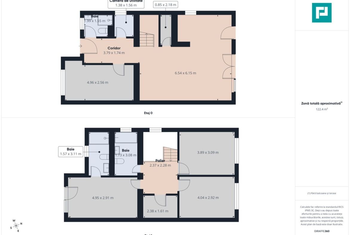Duplex Premium -5 camere la cheie Moșnița Nouă - foto 6