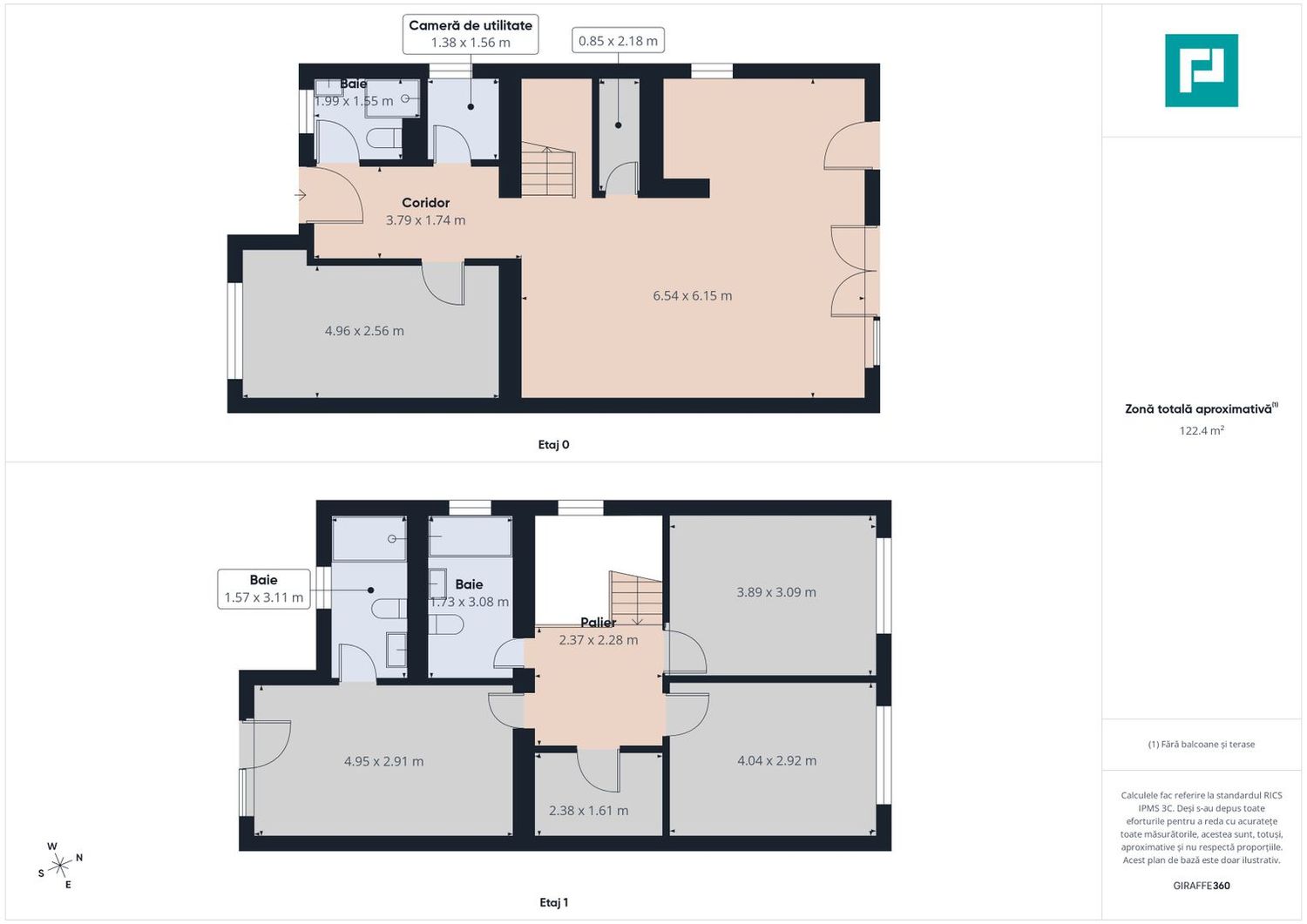 Duplex Premium -5 camere la cheie Moșnița Nouă - foto 6