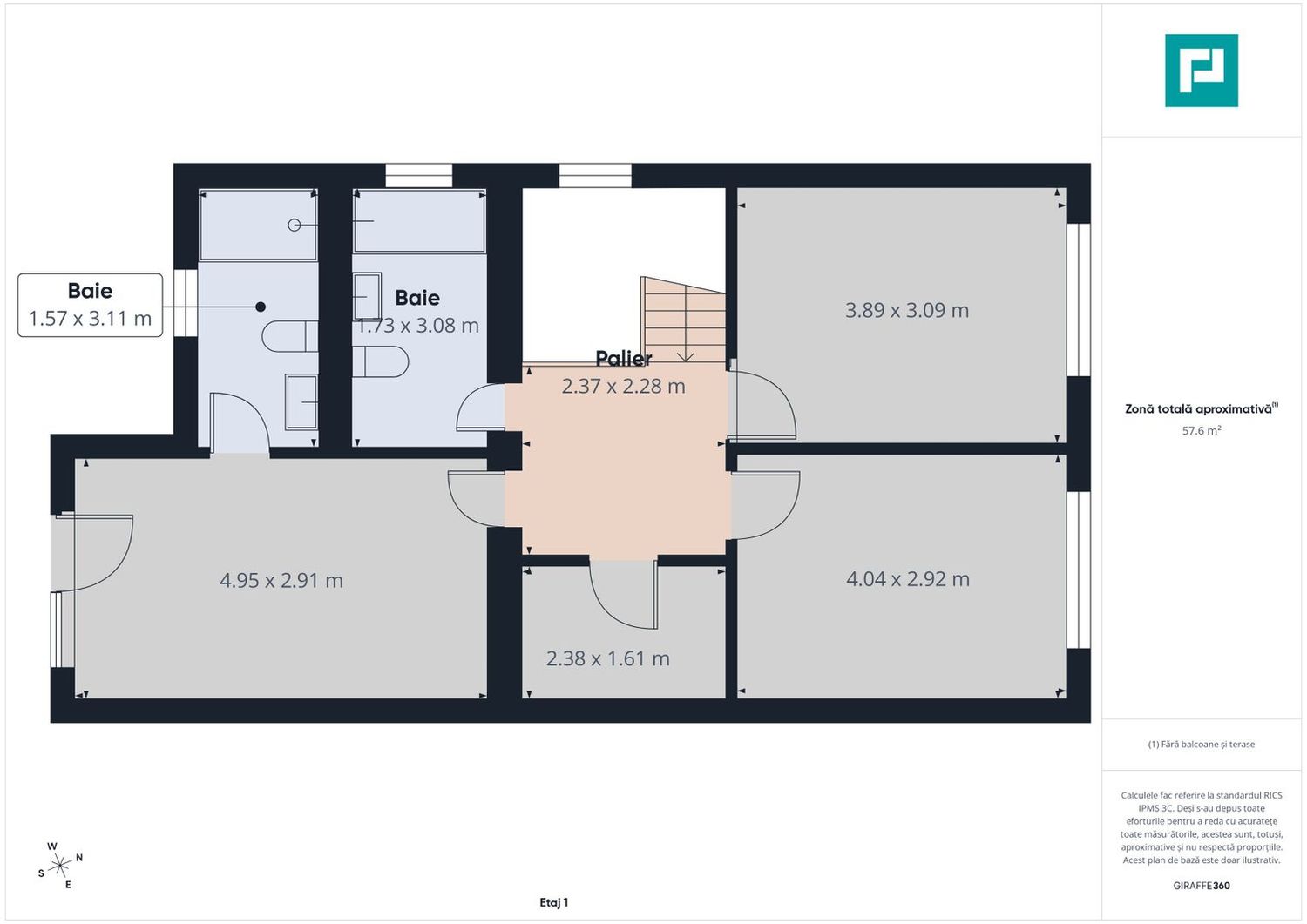 Duplex Premium -5 camere la cheie Moșnița Nouă - foto 8