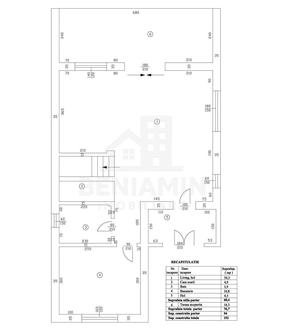 Casa P+1 Toate utilitatile 400mp teren-3 dormitoare-3 bai-La cheie - foto 8