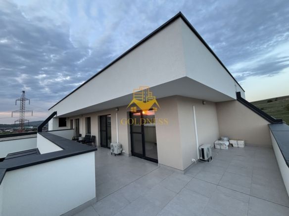 3 camere, modern, parcare, prima închiriere, terasă 46 mp, totul nou - Imagine principala