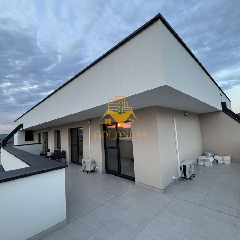 3 camere, modern, parcare, prima închiriere, terasă 46 mp, totul nou - Imagine principala