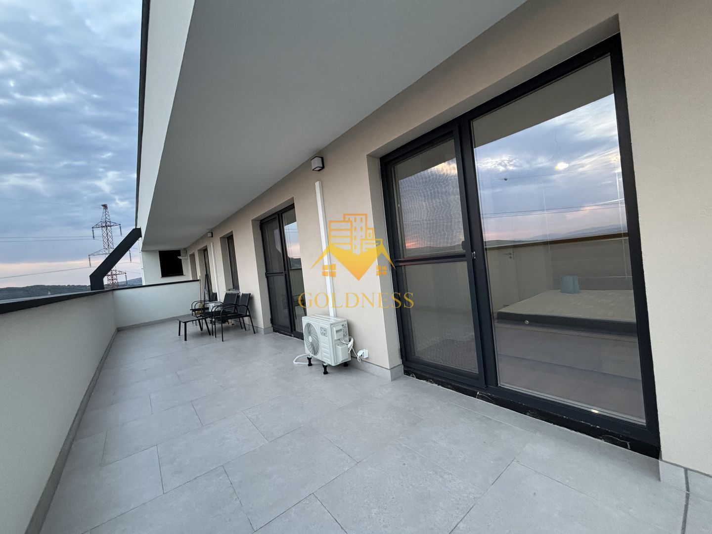3 camere, modern, parcare, prima închiriere, terasă 46 mp, totul nou - foto 4