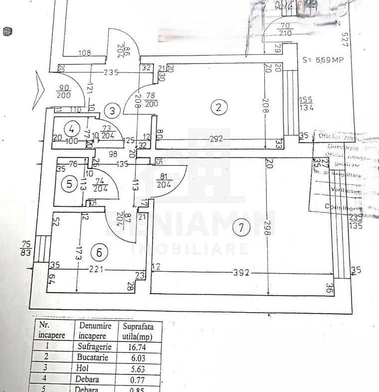 Apartament 2 camere decomandat 52mp Brazda, centrala proprie - foto 6