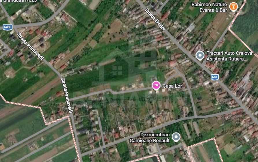 Teren intravilan Ghercesti 526mp-curent-apa-gaze-strada 11m latime - Imagine principala
