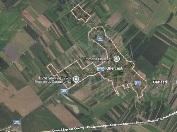 Teren intravilan Ghercesti 526mp-curent-apa-gaze-strada 11m latime - foto 2