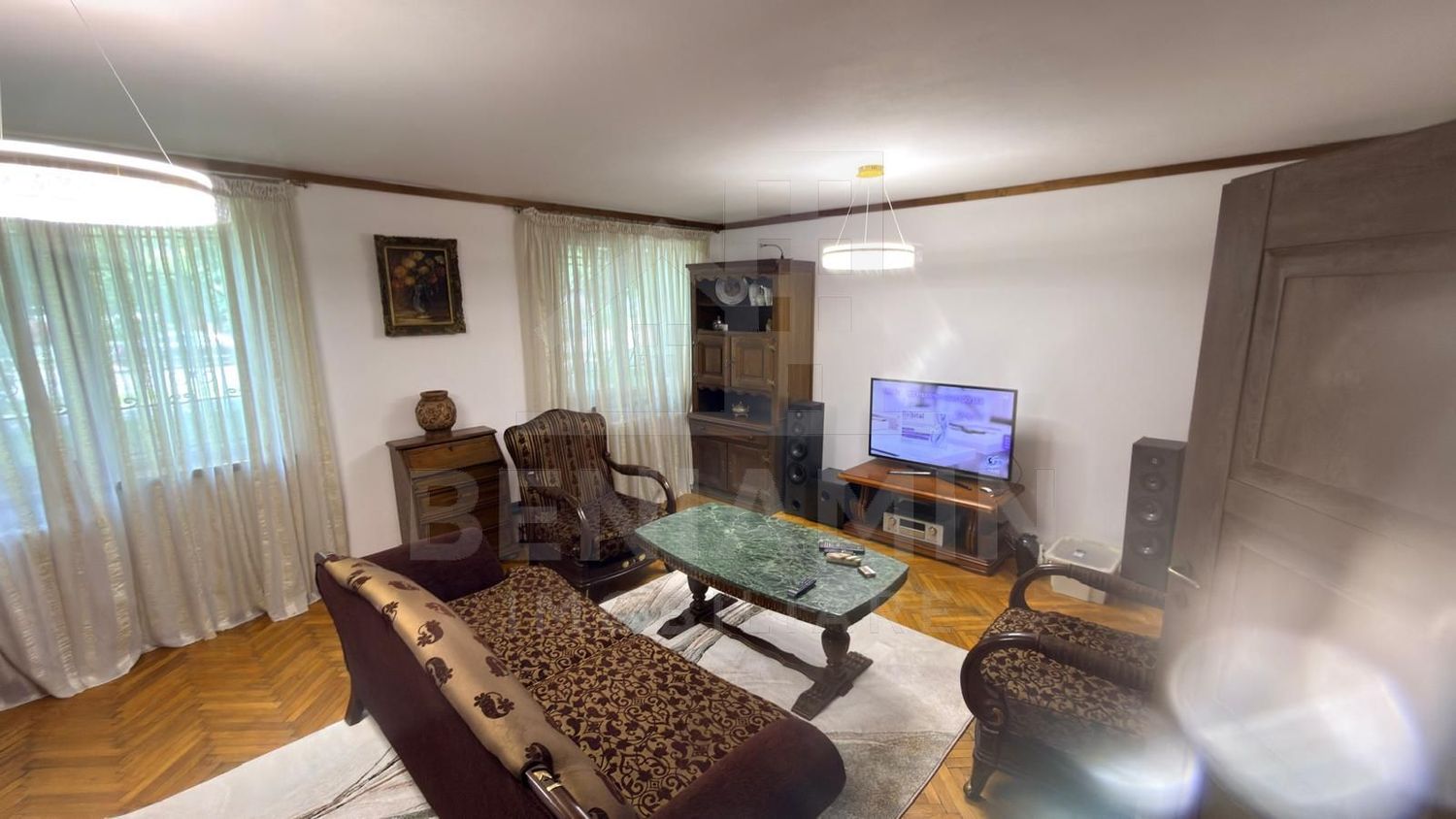 Apartament 3 camere Calea Bucuresti parter mobilat si utilat 56mp - foto 2