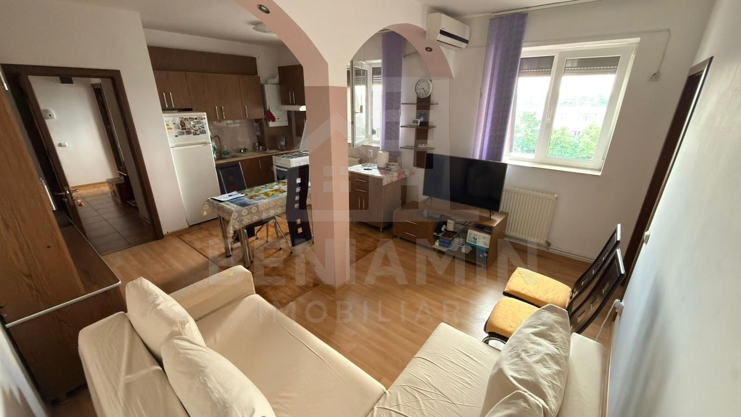 2 camere - 44mp - modern - mobilat - utilat - centrala - Craiovita - foto 2