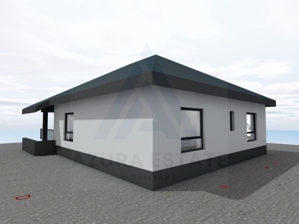 Casa premium pe un singur nivel 4 camere terasa pivnita Cristian - foto 2