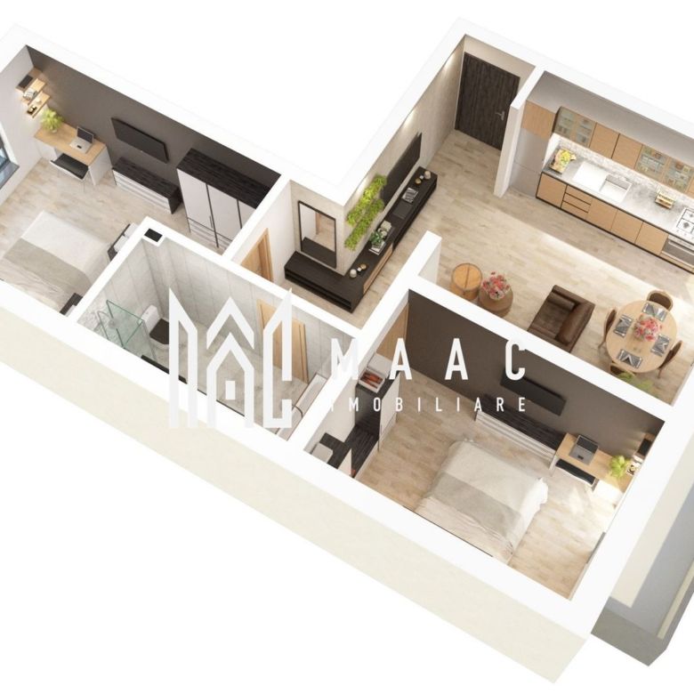 Apartament nou 3 camere Sibiu | Doamna Stanca | Comision 0 - Imagine principala
