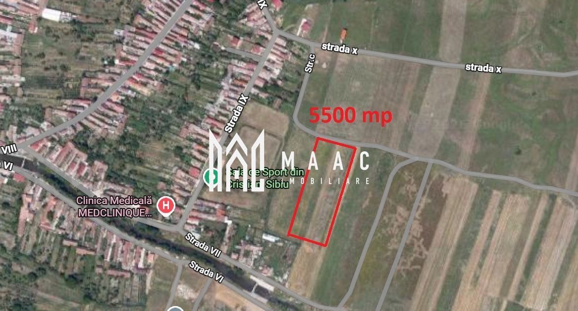 Teren intravilan 5500 mp Cristian investitie - foto 2